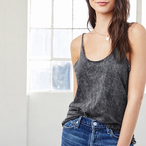 Vintage Mineral Wash Slouchy Oversized Tank - Picture 1 of 5